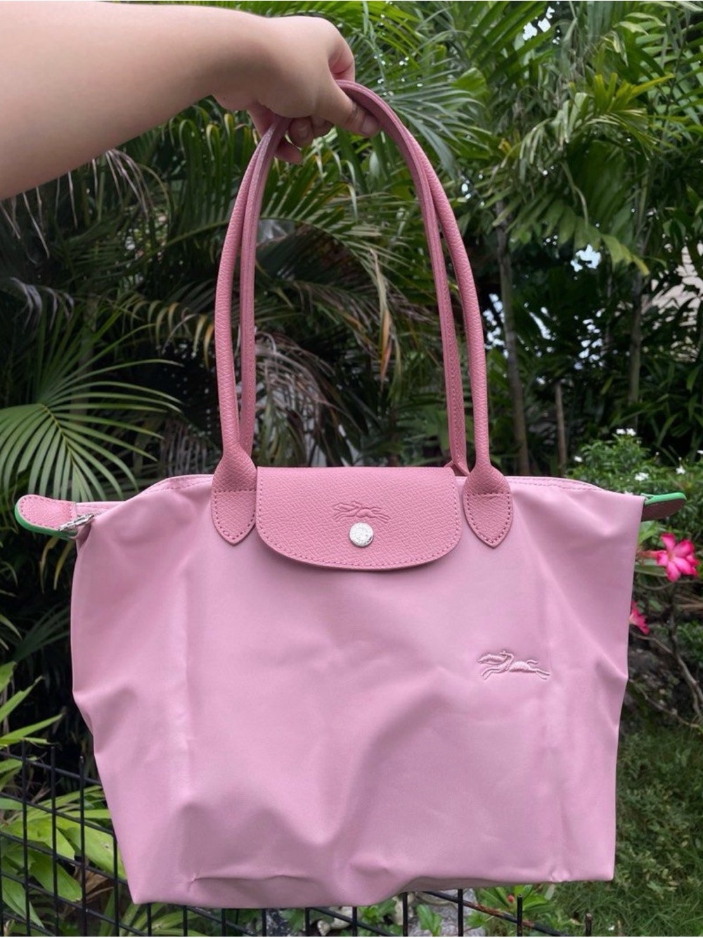 Longchamp Le Pliage 70th Anniversary Large Pink Tote Bag